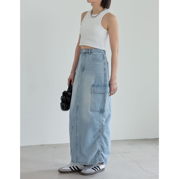 コットンリブカップ付きアメスリショート丈タンクトップ | Re:EDIT | 詳細画像29 