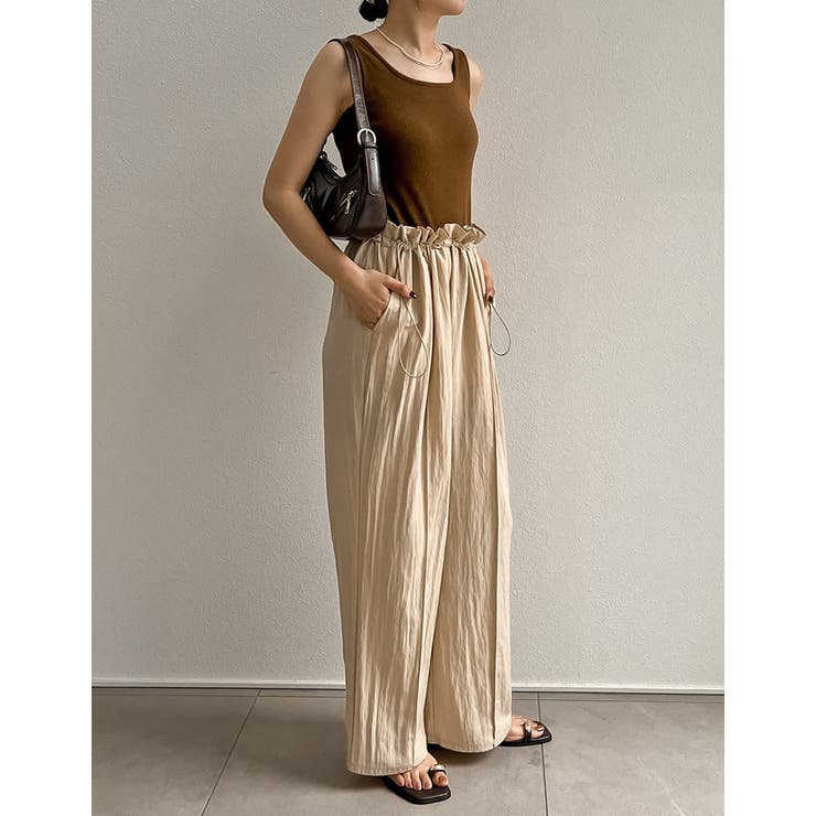 テレコリブスクエアネックタンクトップ | Re:EDIT | 詳細画像16 