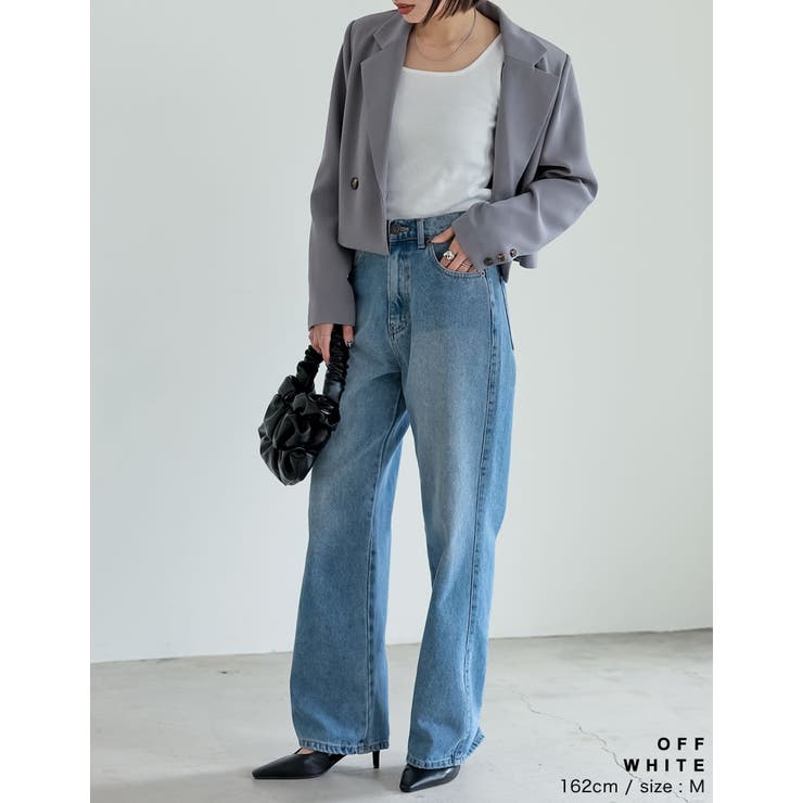 テレコリブスクエアネックタンクトップ | Re:EDIT | 詳細画像25 