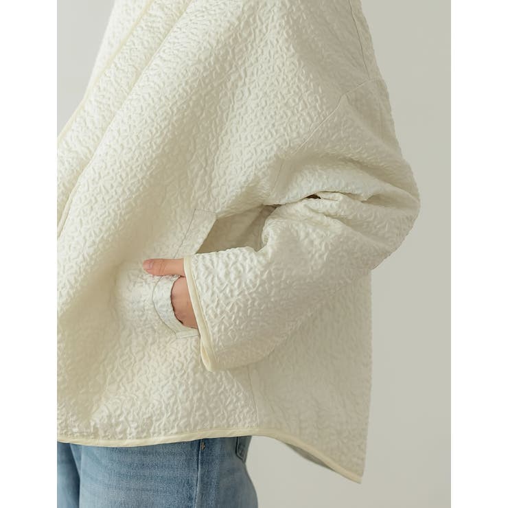 ふくれジャガードキルティングブルゾン | Re:EDIT | 詳細画像11 