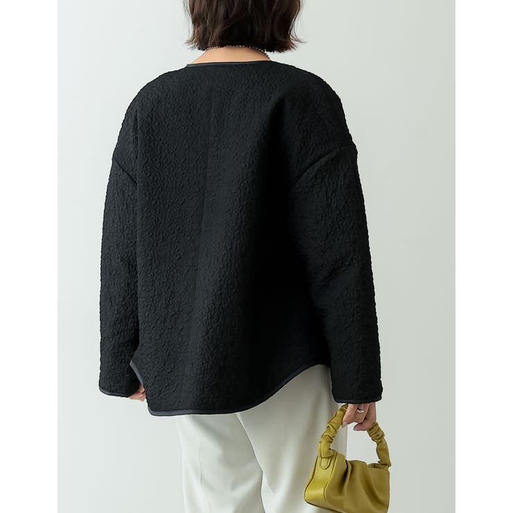 ふくれジャガードキルティングブルゾン | Re:EDIT | 詳細画像15 