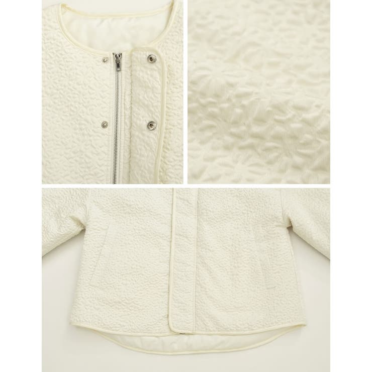 ふくれジャガードキルティングブルゾン | Re:EDIT | 詳細画像26 