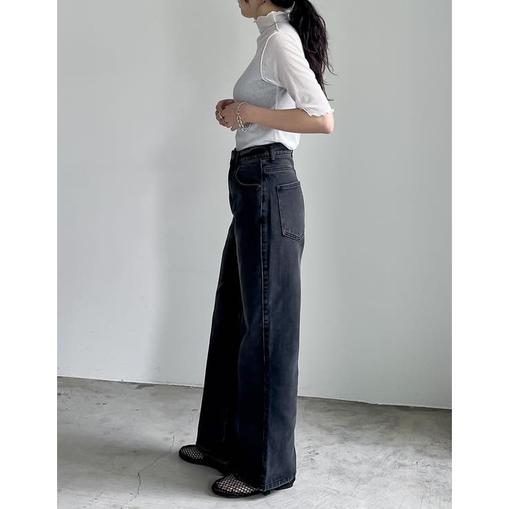 [低身長/高身長/大きいサイズ有]コットンデニムバギーパンツ | Re:EDIT | 詳細画像34 