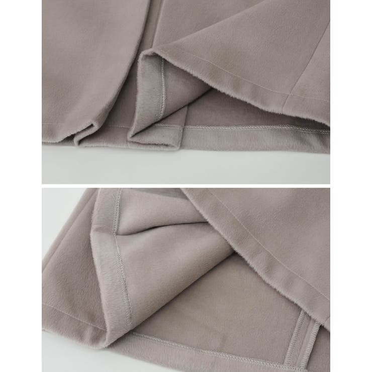 トレンドかつこなれ感を演出するデザインスカート ウールタッチ起毛ナロースカート | Re:EDIT | 詳細画像28 