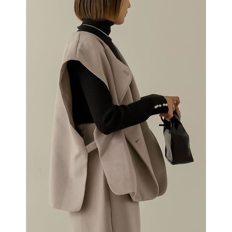 さっと羽織るだけでこなれるあったかベスト | Re:EDIT | 詳細画像16 