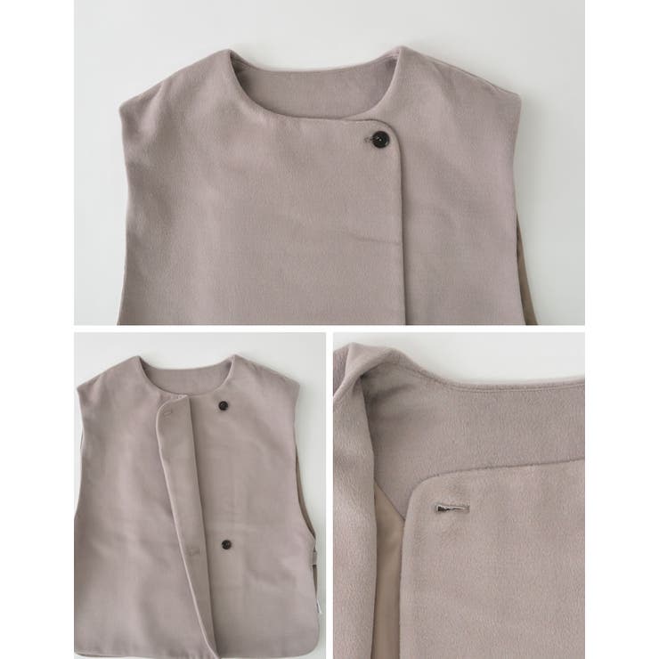 さっと羽織るだけでこなれるあったかベスト | Re:EDIT | 詳細画像22 