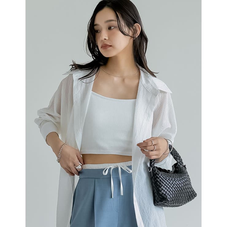 ショート丈カップ付きキャミソール | Re:EDIT | 詳細画像16 