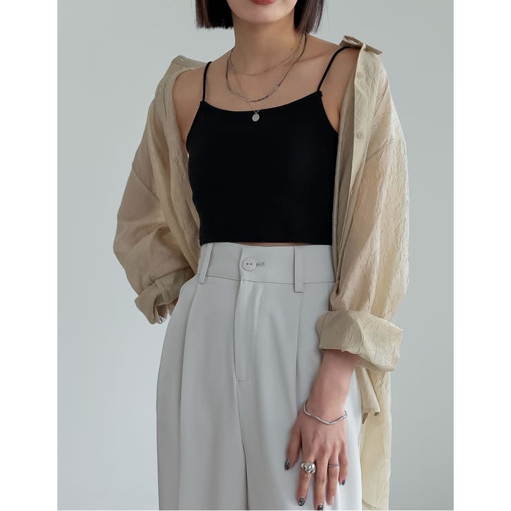 ショート丈カップ付きキャミソール | Re:EDIT | 詳細画像10 