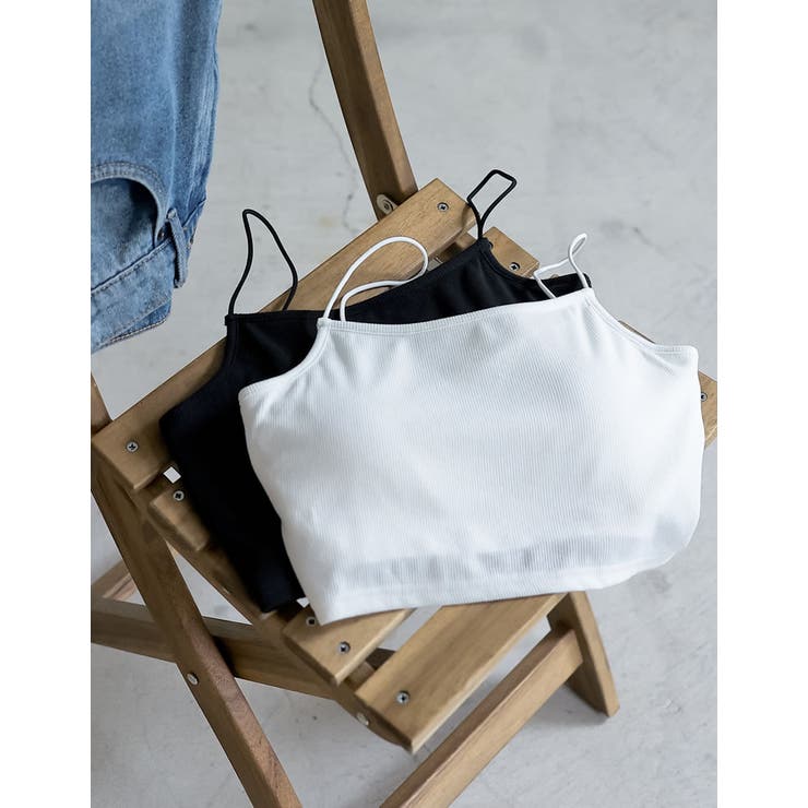 ショート丈カップ付きキャミソール | Re:EDIT | 詳細画像25 