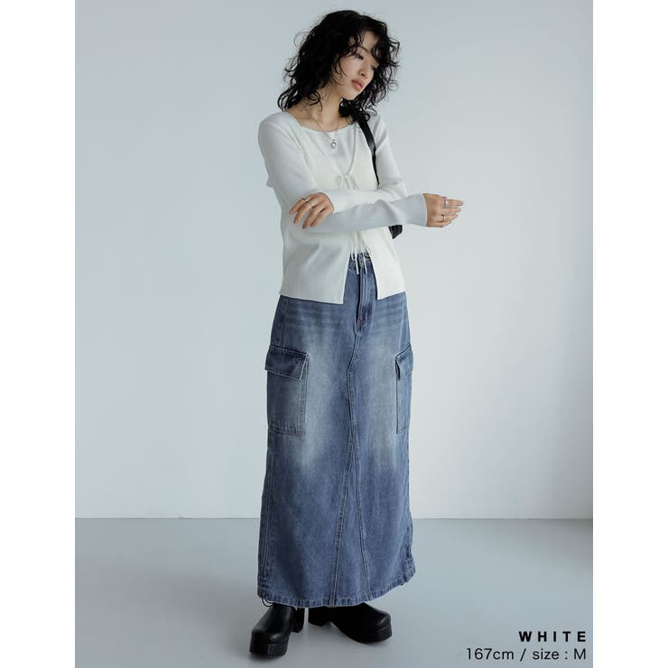 [2点セット]リボンカーディガン×アメスリキャミソールセット | Re:EDIT | 詳細画像11 