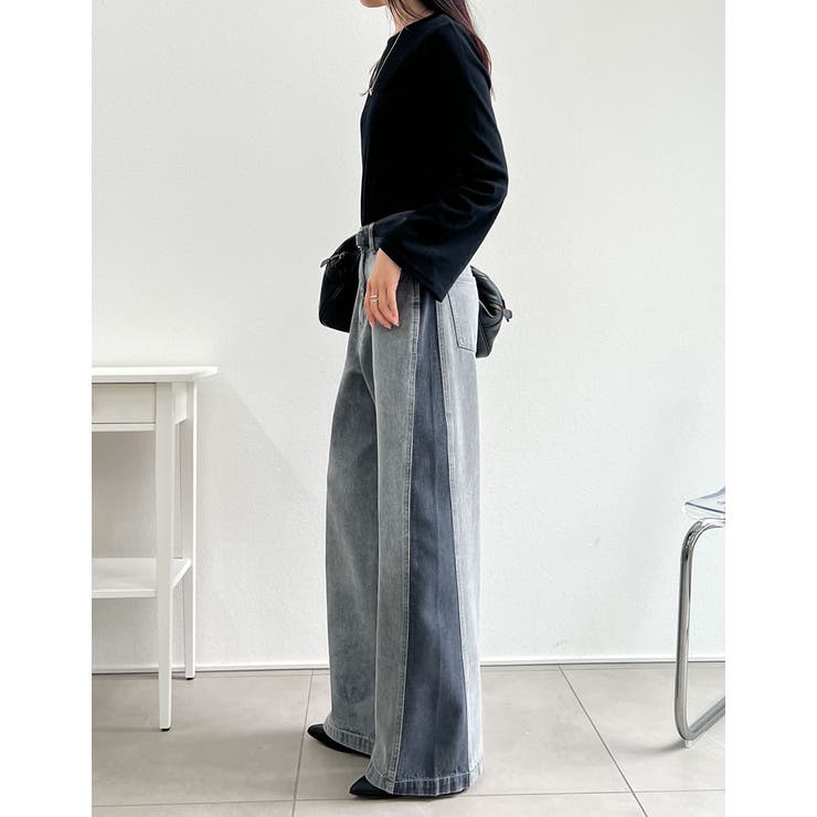 [新色追加][累計販売枚数1 9万枚突破]クルーネックフレアスリーブリブカットソ… | Re:EDIT | 詳細画像21 