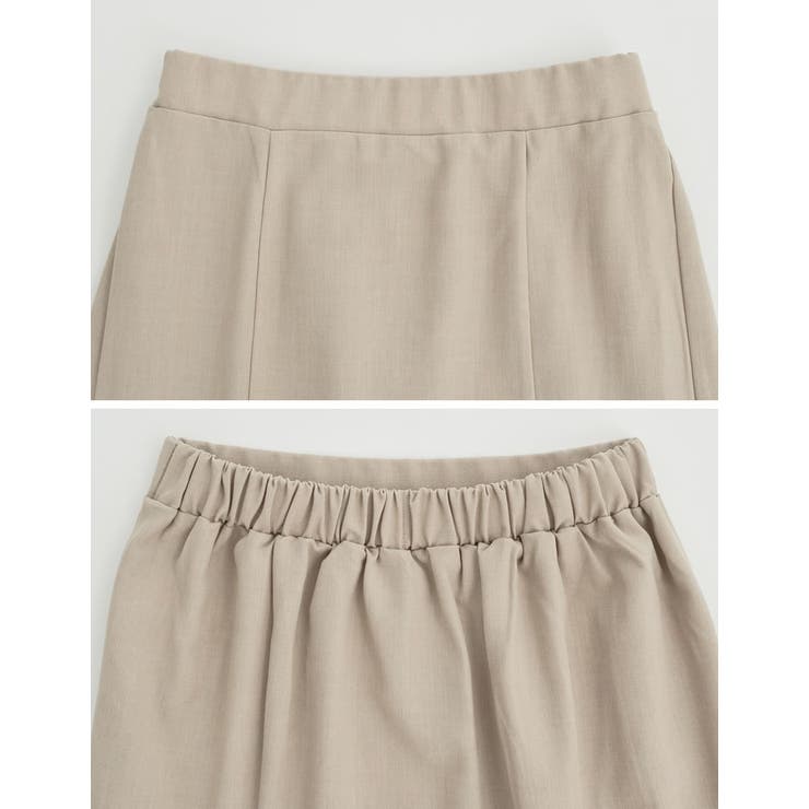 [低身長サイズ有]リネンライクマーメイドフレアスカート | Re:EDIT | 詳細画像21 