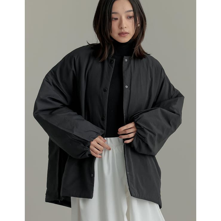 ✩新品　✩✩レキップノーカラージャケット サイドジップノーカラー中綿ジャケット[品番：GS000021732]｜Re