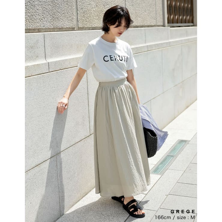 ebure エブール レディース マキシ丈 キレイめ デニムフレア