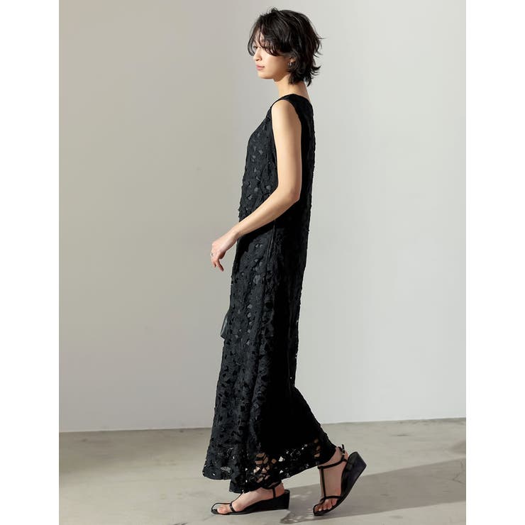 Lallia Mu クロシェレース　ワンピース Lallia Mu クロシェレース ワンピース Lallia Mu クロシェレース