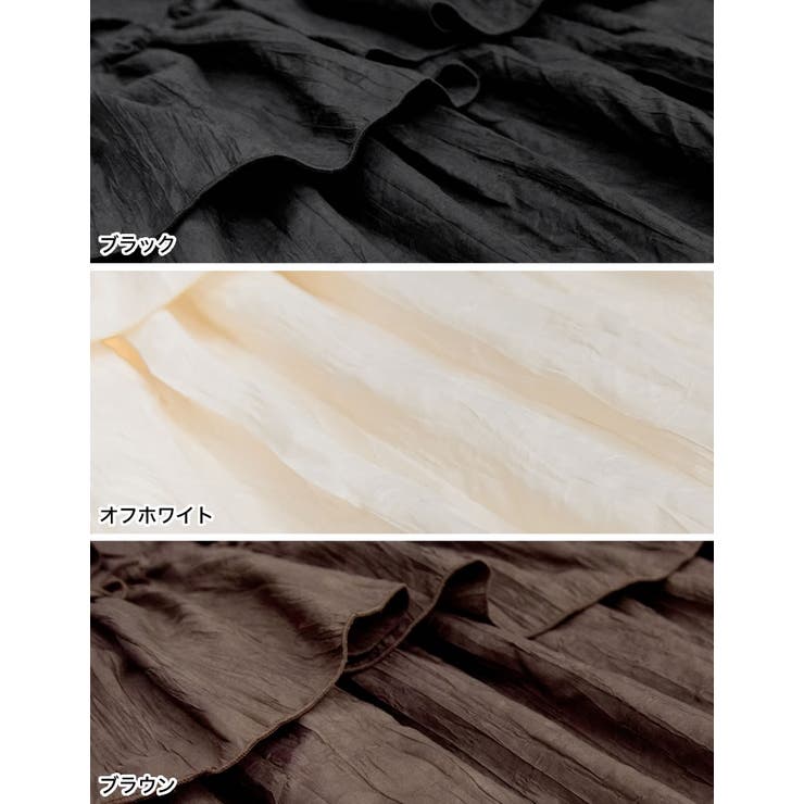 [低身長/高身長サイズ有]ワッシャークロスティアードスカート | Re:EDIT | 詳細画像19 