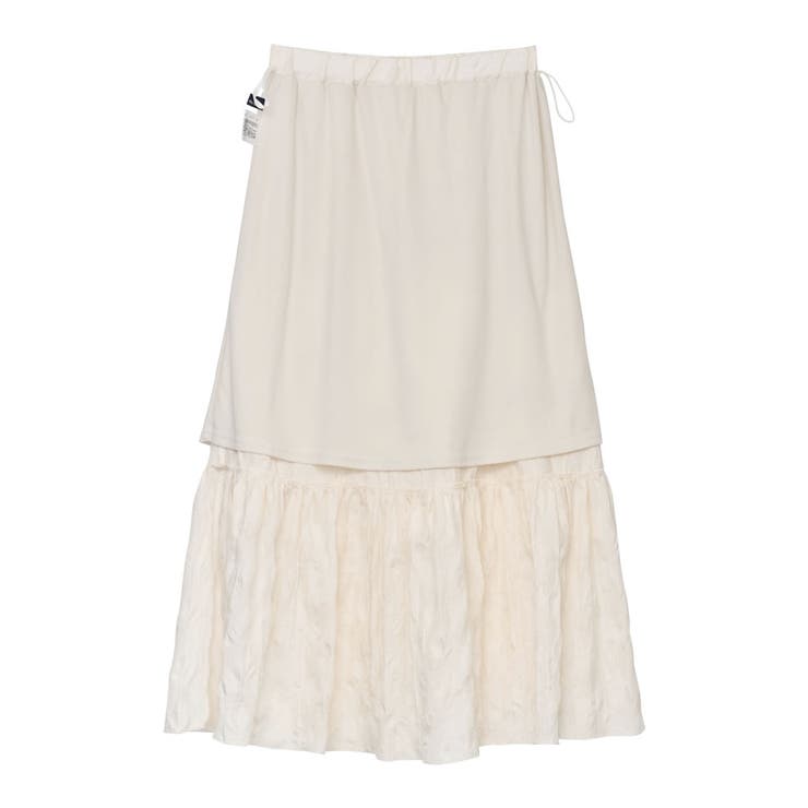 [低身長/高身長サイズ有]ワッシャークロスティアードスカート | Re:EDIT | 詳細画像33 