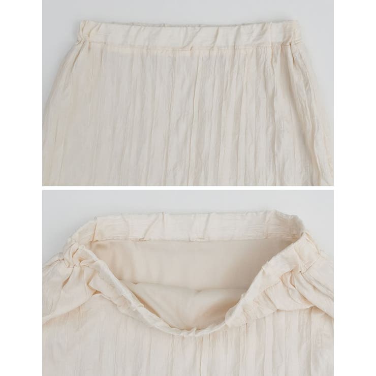 [低身長/高身長サイズ有]ワッシャークロスティアードスカート | Re:EDIT | 詳細画像34 