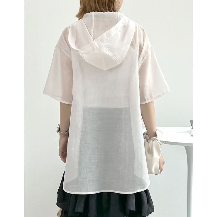 21SS sillage シアージ 半袖 アノラックパーカー ベージュ