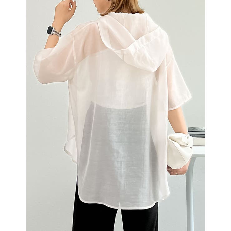 21SS sillage シアージ 半袖 アノラックパーカー ベージュ 21SS sillage シアージ 半袖 アノラックパーカー ベージュ