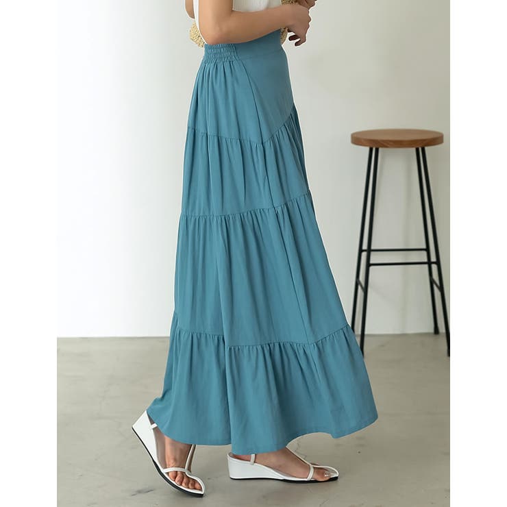 [低身長サイズ有]コットンティアードフリルスカート | Re:EDIT | 詳細画像26 