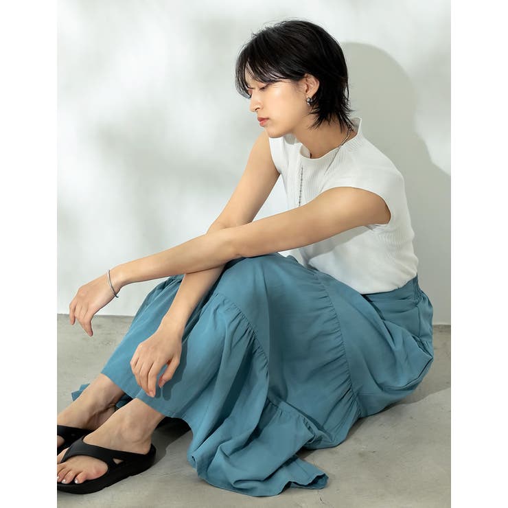 [低身長サイズ有]コットンティアードフリルスカート | Re:EDIT | 詳細画像27 