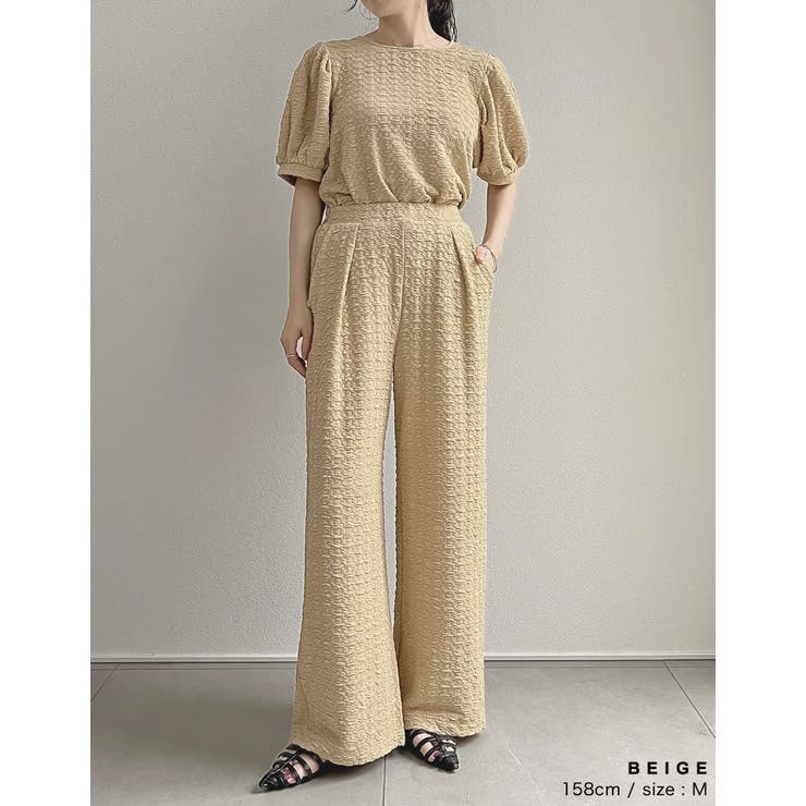 カットジャガードバックリボンフレアトップス | Re:EDIT | 詳細画像11 