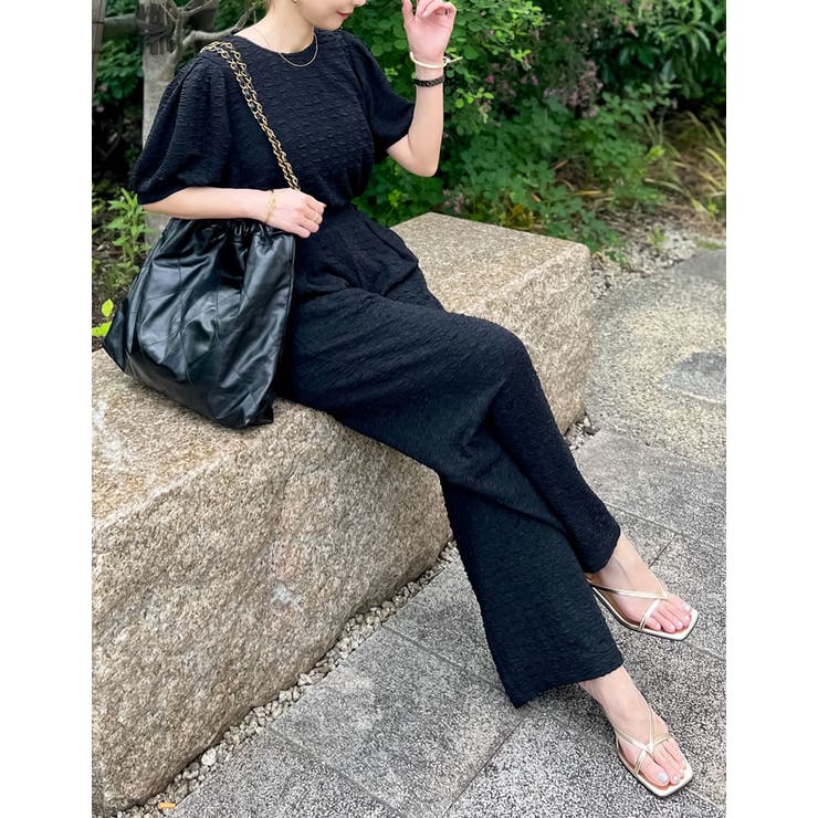 カットジャガードバックリボンフレアトップス | Re:EDIT | 詳細画像21 