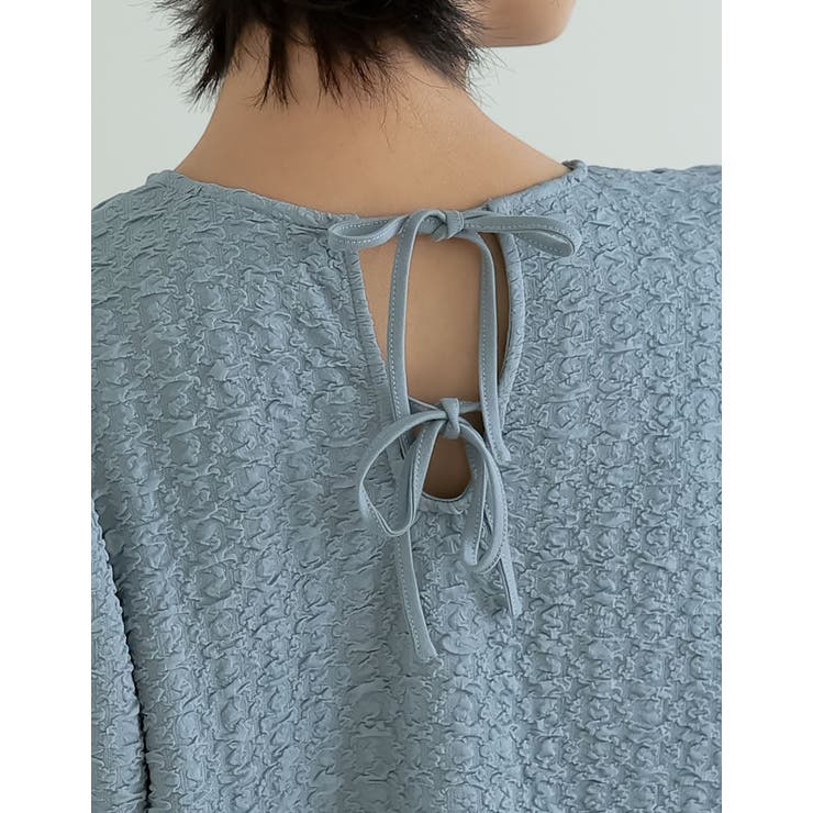 カットジャガードバックリボンフレアトップス | Re:EDIT | 詳細画像37 