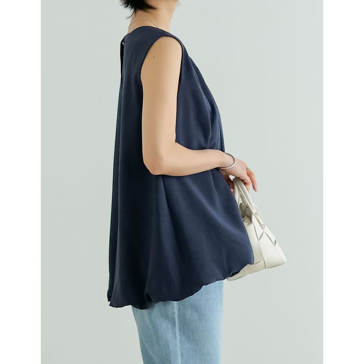 (Ｒ by高橋リタ)23区　バルーン裾 フレア トップス サイズ38(M) R by高橋リタ)23区 バルーン裾 フレア トップス サイズ38(M)