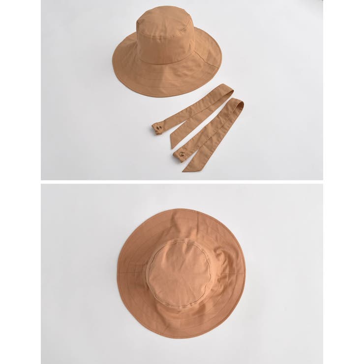 [2WAY]リネンライクベルト付きバケットハット | Re:EDIT | 詳細画像8 