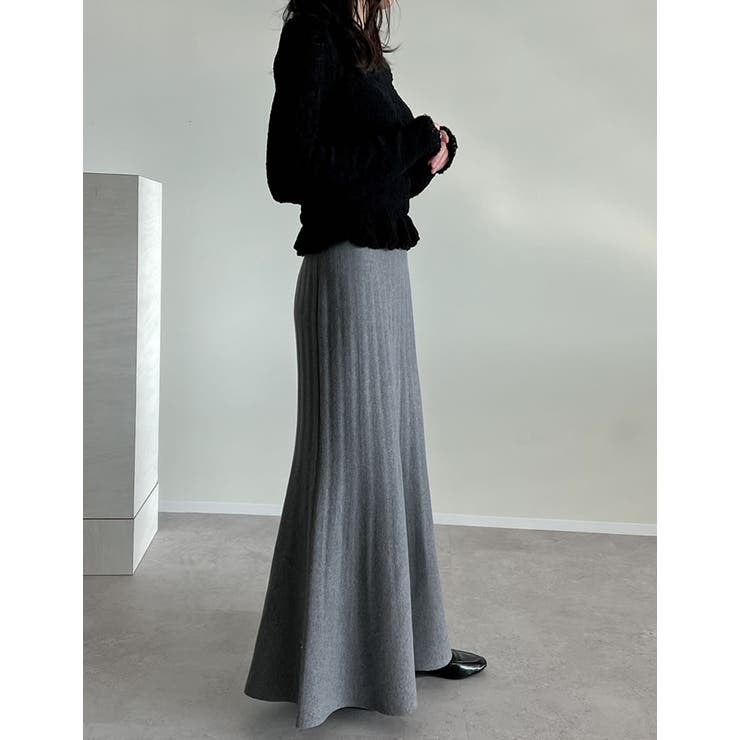 [低身長サイズ有]マーメイドミラノリブニットスカート | Re:EDIT | 詳細画像24 