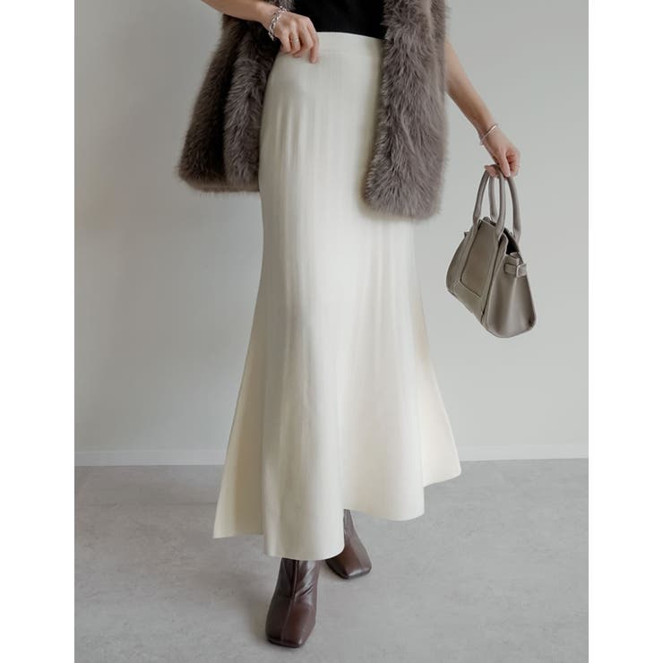 [低身長サイズ有]マーメイドミラノリブニットスカート | Re:EDIT | 詳細画像26 