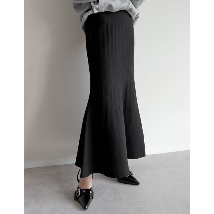 [低身長サイズ有]マーメイドミラノリブニットスカート | Re:EDIT | 詳細画像30 