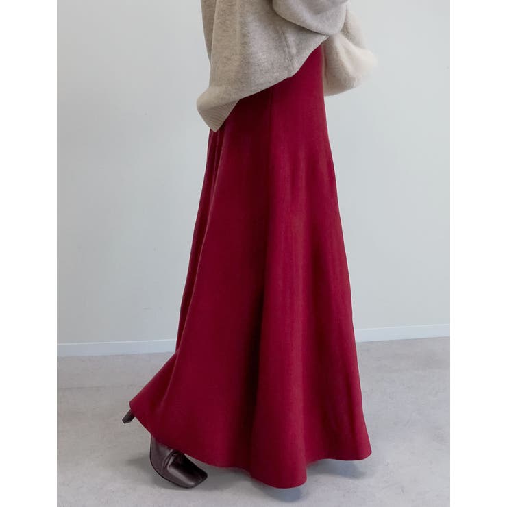 ミラノリブフレアニットスカート[品番：GS000021645]｜Re:EDIT