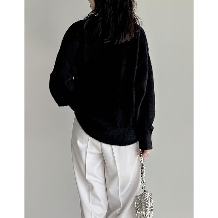 オーバーサイズシャギーニットプルオーバー[品番：GS000021729]｜Re