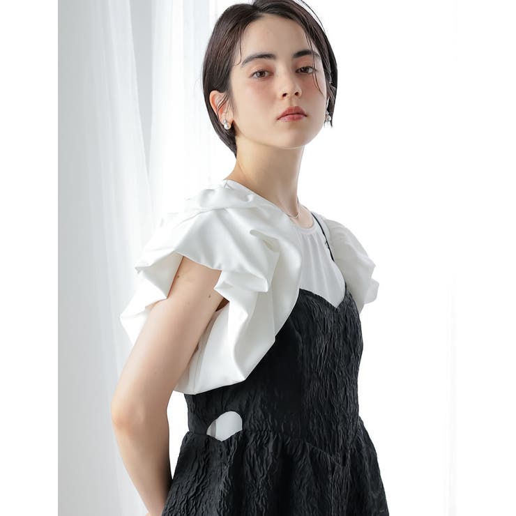 フリルパフスリーブトップス | Re:EDIT | 詳細画像4 