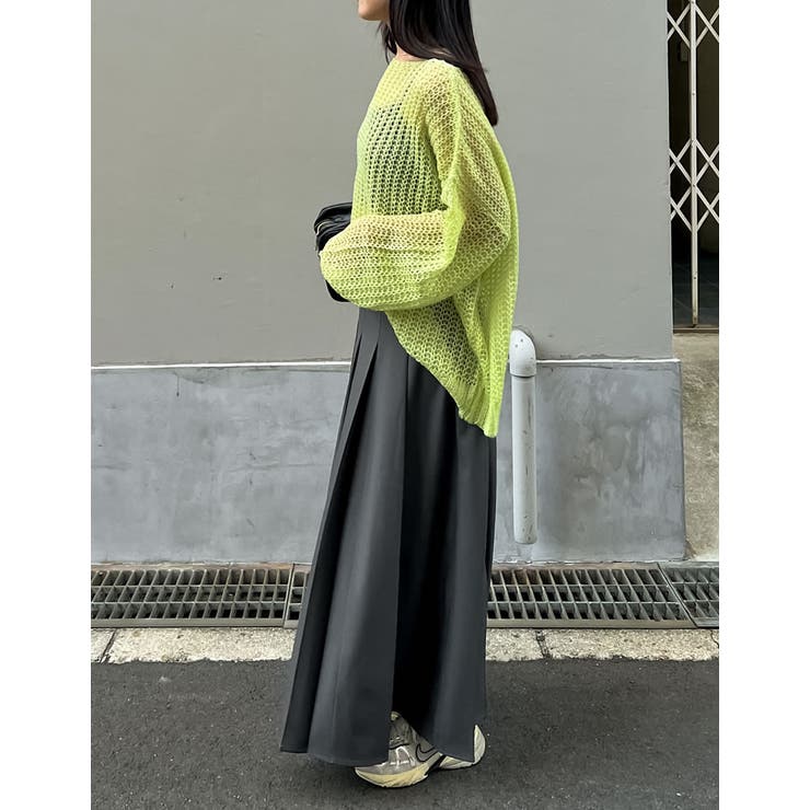 [2025SS COLLECTION]起毛シアーメッシュニットトップス | Re:EDIT | 詳細画像25 