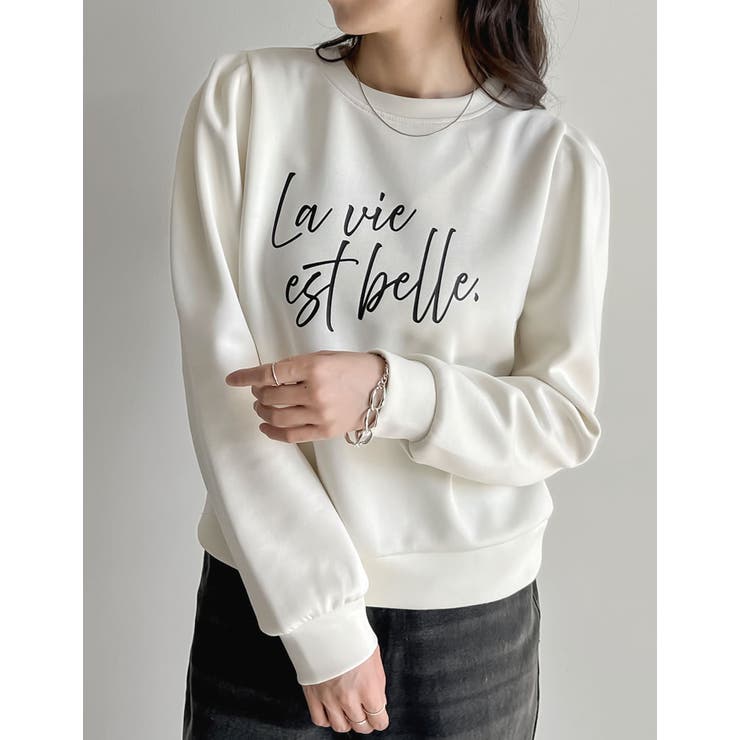 [イージーケア]ダンボールロゴプリントプルオーバー | Re:EDIT | 詳細画像3 