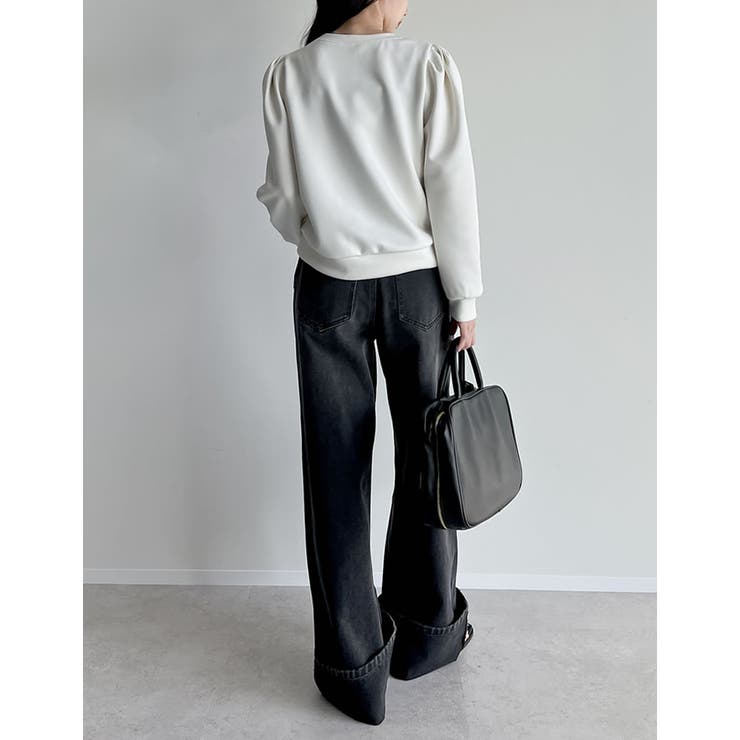 [イージーケア]ダンボールロゴプリントプルオーバー | Re:EDIT | 詳細画像8 