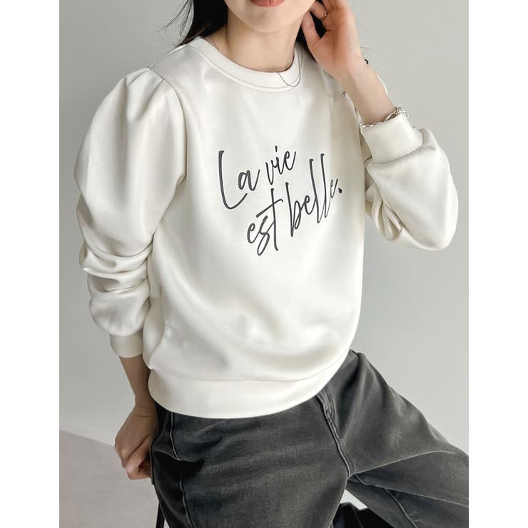 [イージーケア]ダンボールロゴプリントプルオーバー | Re:EDIT | 詳細画像9 