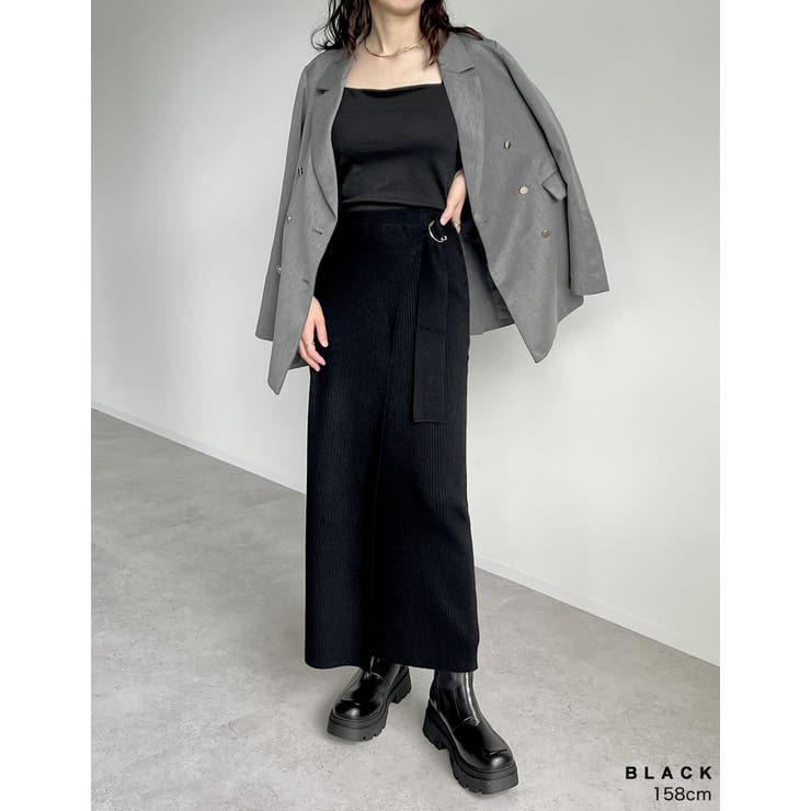 [大きいサイズ有]フロントジップトラックソールブーツ | Re:EDIT | 詳細画像11 