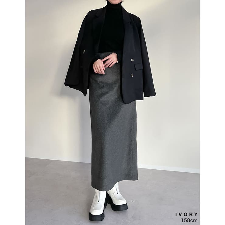 [大きいサイズ有]フロントジップトラックソールブーツ | Re:EDIT | 詳細画像15 