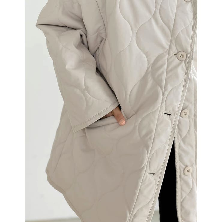 [低身長サイズ有]フェイクレザーキルティングジャケット | Re:EDIT | 詳細画像13 