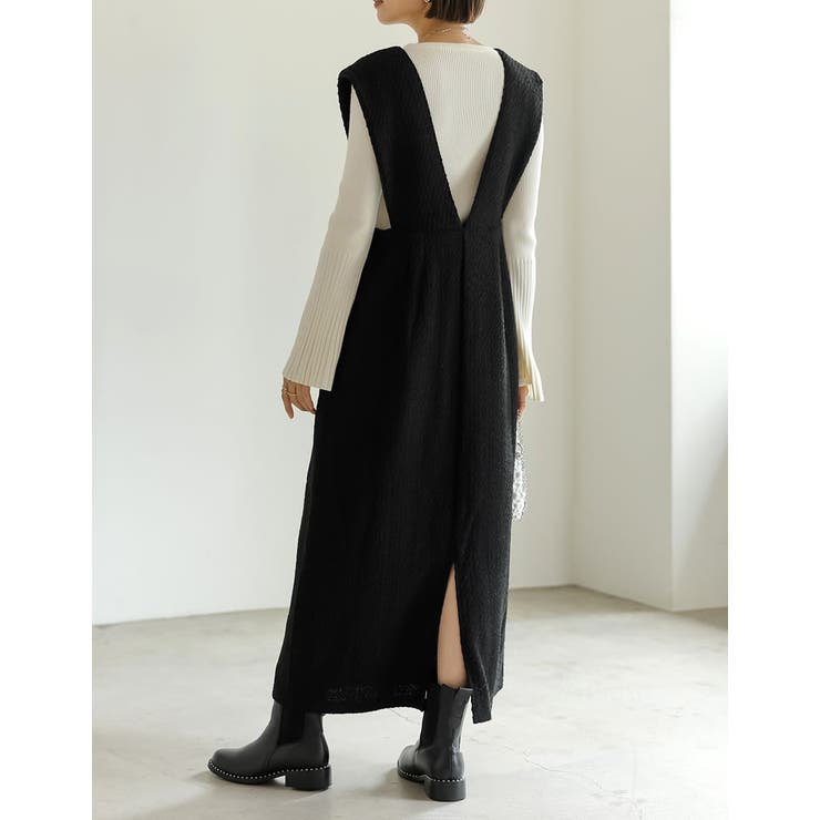 芽風 ジャンパースカート ジップアップ 38 芽風 ジャンパースカート