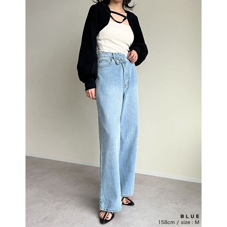 マコ検討用 Re:EDIT ジーンズ デニム デニムパンツ レディース ワイド新色追加