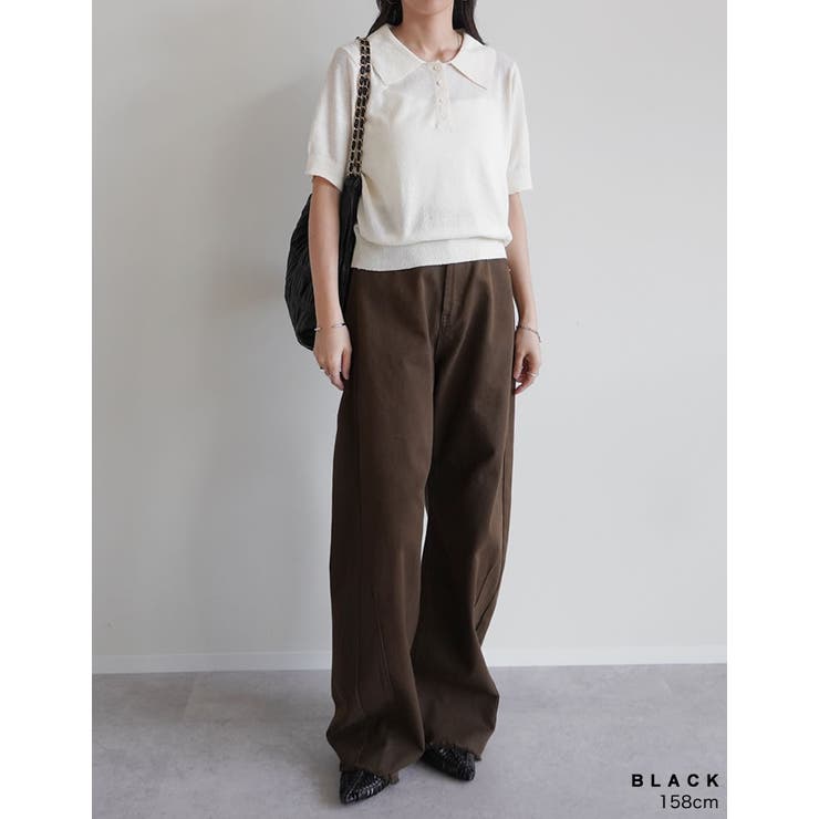 ポーチ付きプリーツチェーンストラップバッグ | Re:EDIT | 詳細画像4 