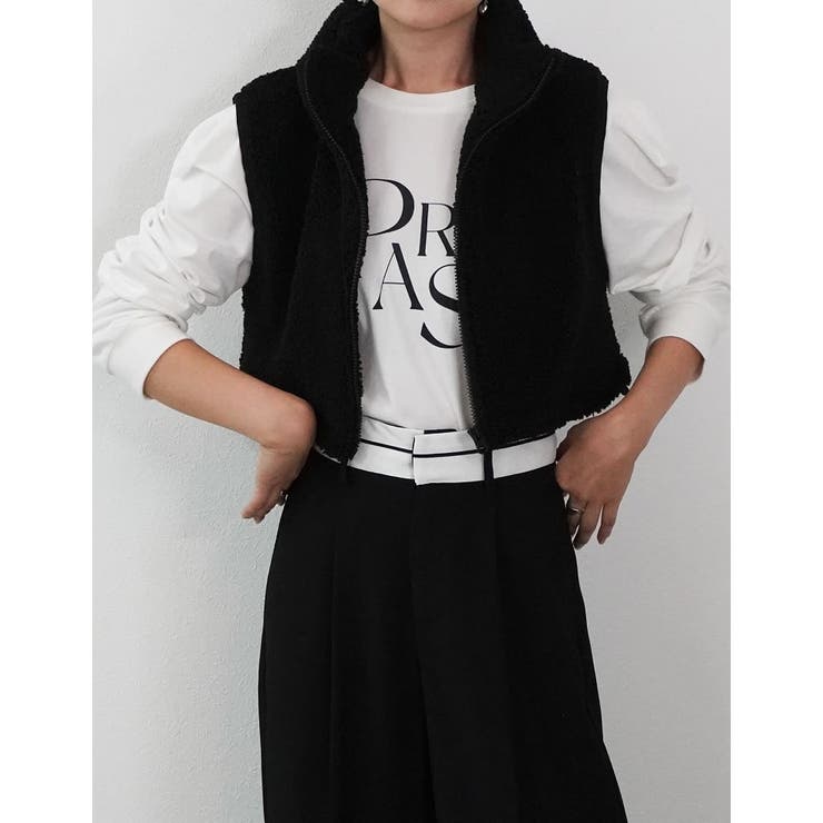 ショートボアベスト[品番：GS000021908]｜Re:EDIT（リエディ）の