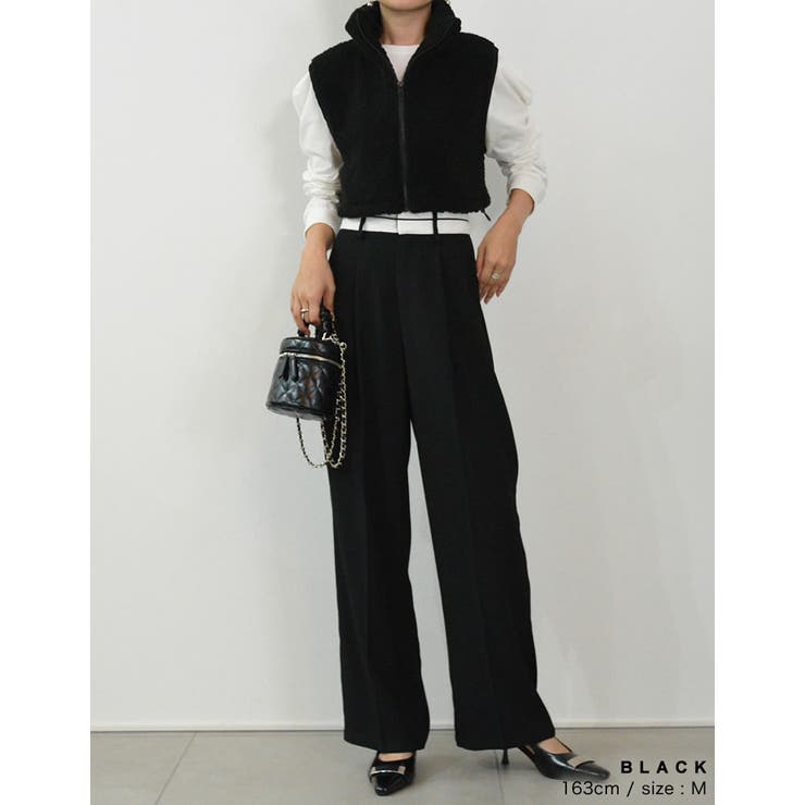 ショートボアベスト[品番：GS000021908]｜Re:EDIT（リエディ）の