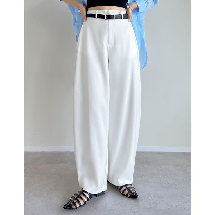 [話題のカーブパンツ][全骨格◎ 体型拾わず美脚見え][販売枚数5万枚突破][低… | Re:EDIT | 詳細画像14 